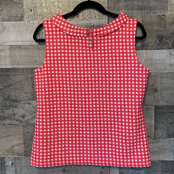 Talbots Sleeveless Gingham Top - Picture 15 of 16